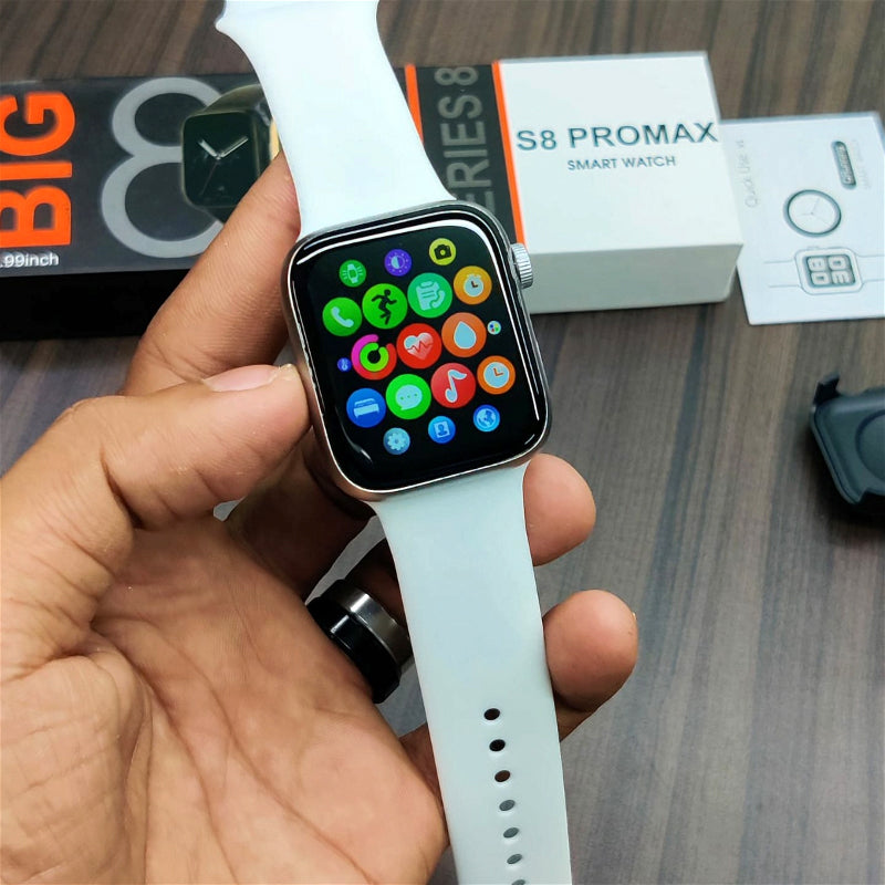 S8 Pro Max Smart Watch – 1.99” Always-On Display | Series 8 Inspired Design | Premium Features
