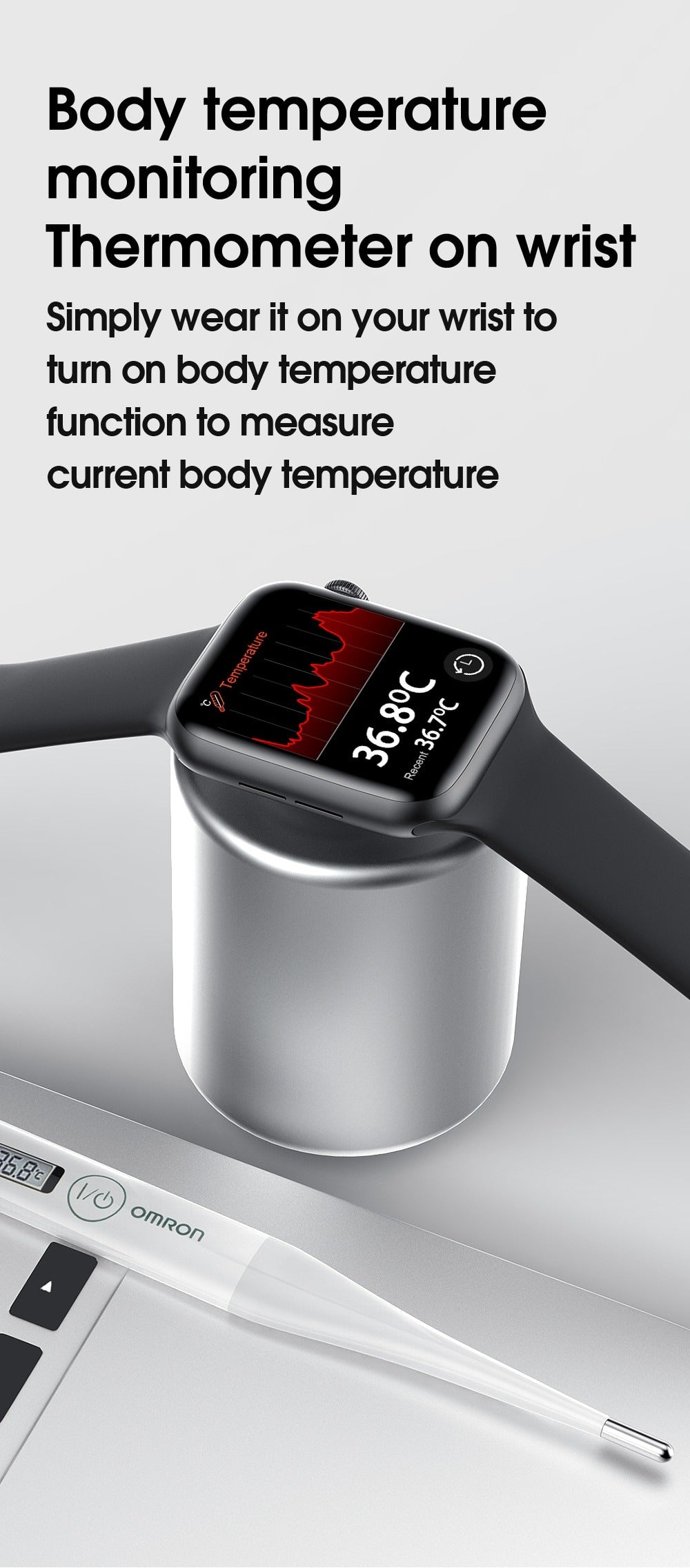 W26 Smart Watch – Bluetooth Calling, Music Player, Heart Rate Monitor & Smart Split-Screen Display
