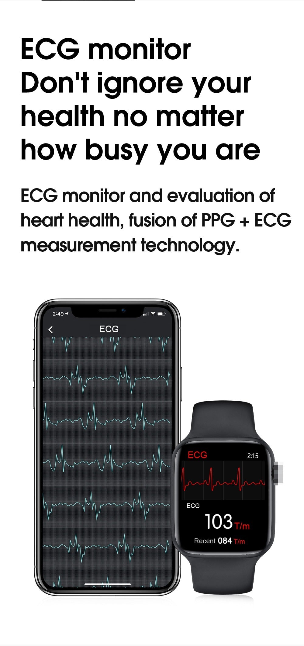 W26 Smart Watch – Bluetooth Calling, Music Player, Heart Rate Monitor & Smart Split-Screen Display