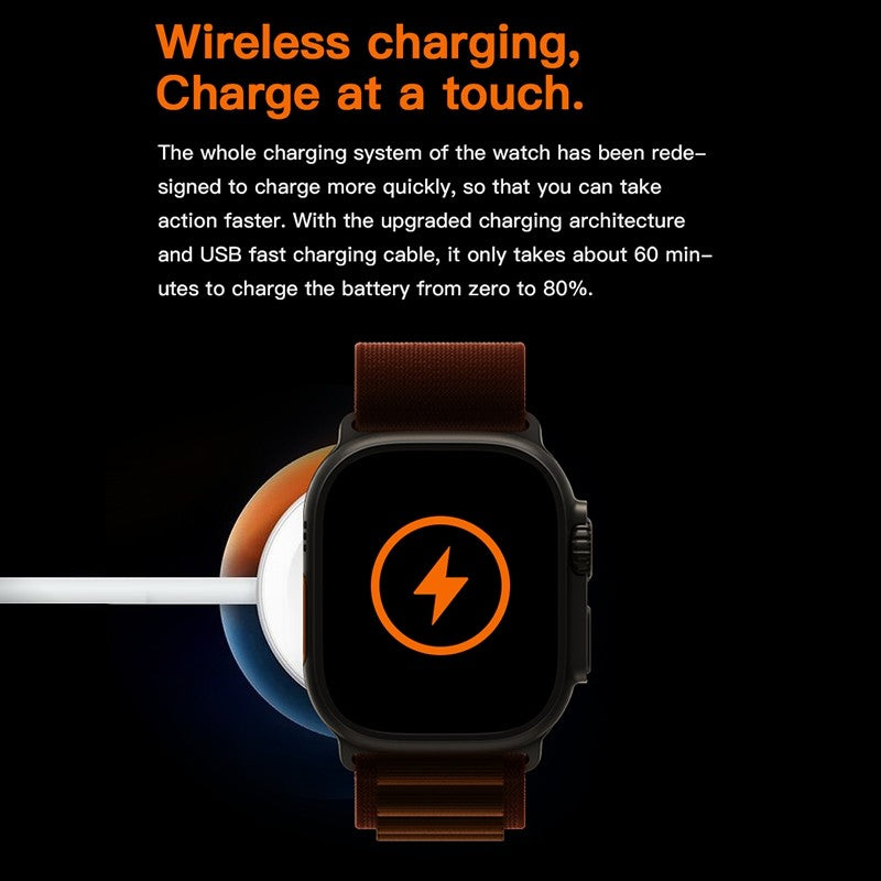 T800 Ultra Smart Watch – 1.99” Big Display | Series 8 Design | Full Touchscreen
