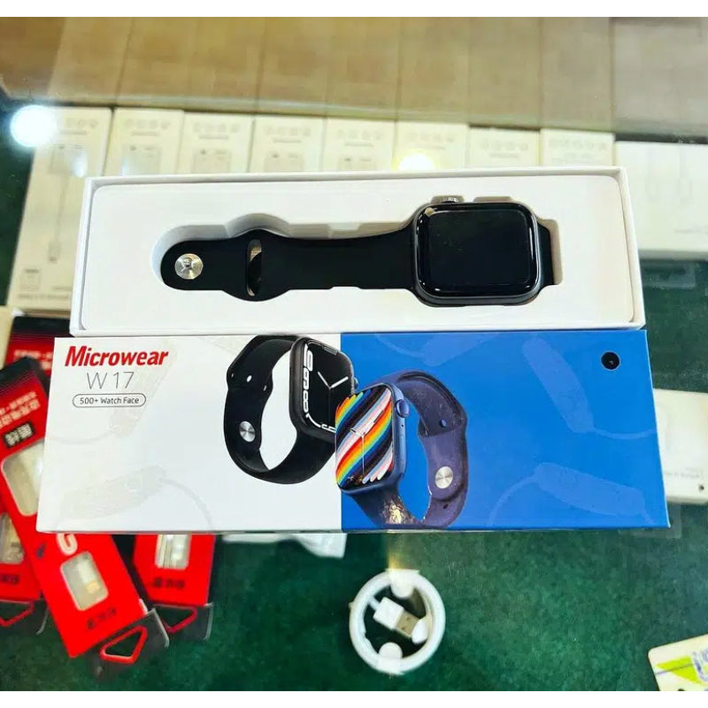Microwear W17 Series 7 Smartwatch – 1.9” Infinite Display, Bluetooth Calling, Custom Dials, Fitness & Health Tracker