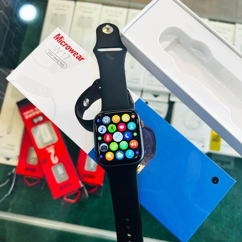 Microwear W17 Series 7 Smartwatch – 1.9” Infinite Display, Bluetooth Calling, Custom Dials, Fitness & Health Tracker