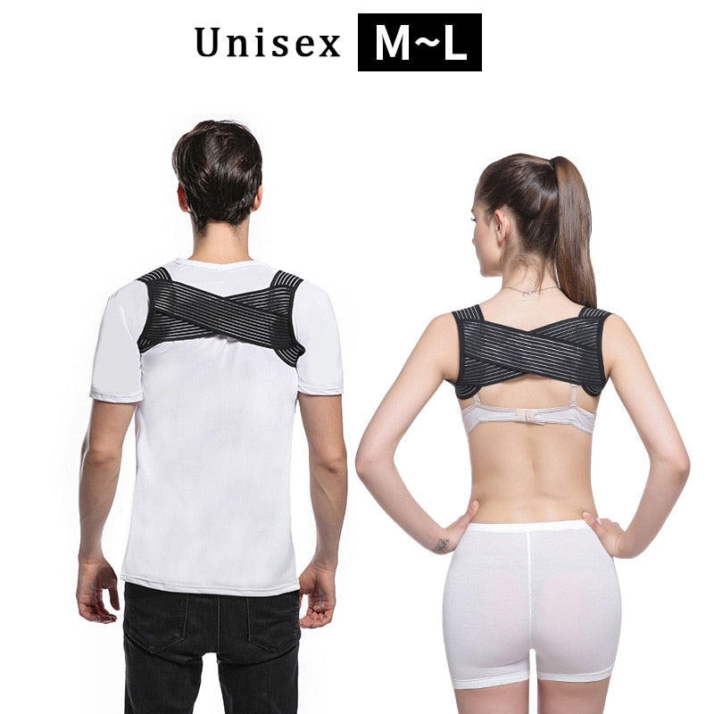 Posture Corrector for Adults & Children – Adjustable Back Support Belt