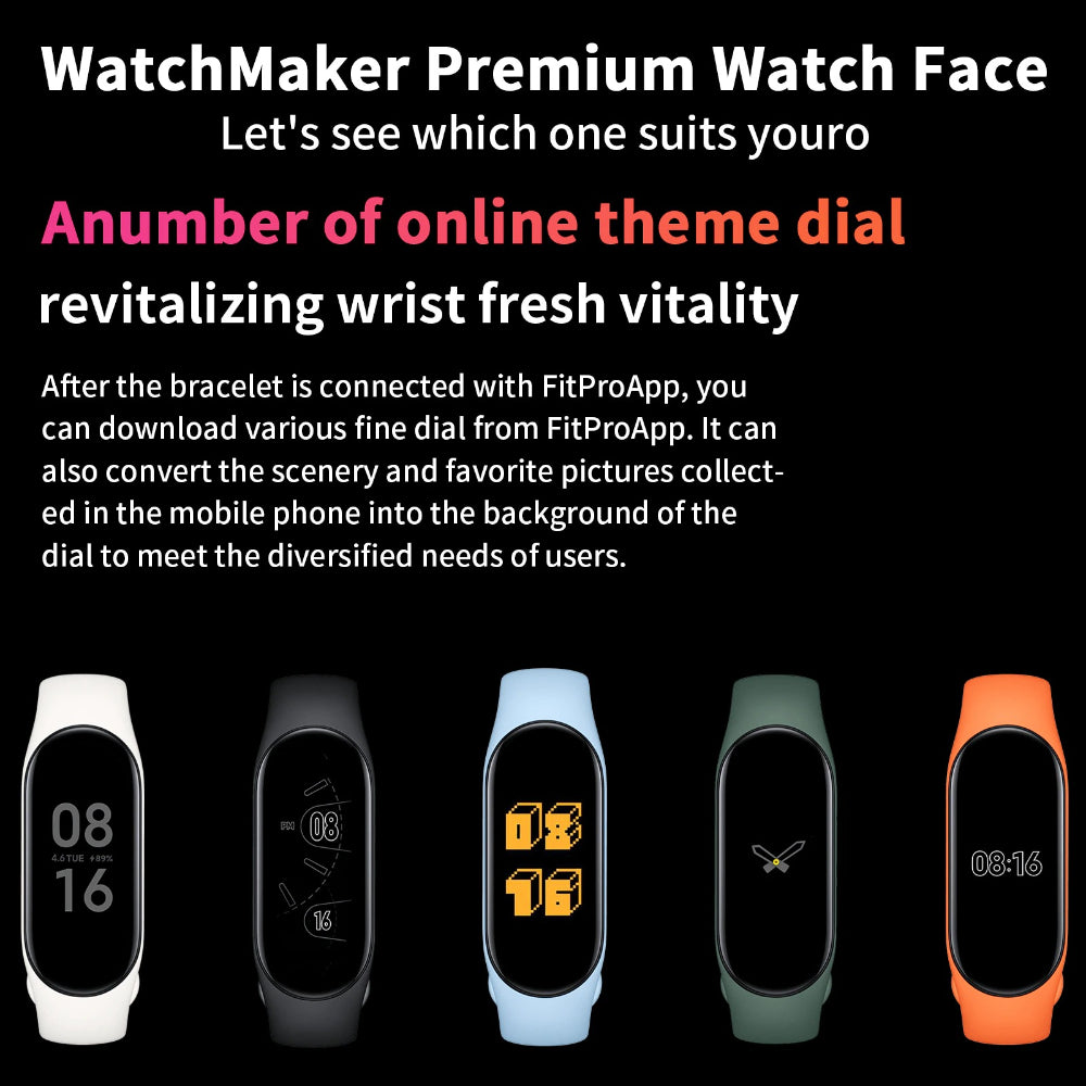 M7 Smart Fitness Band – IP67 Waterproof Activity Tracker with Heart Rate Monitor, Sleep Tracking & Multi-Sport Modes