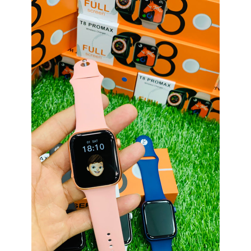 T8 Pro Max Smartwatch – 1.99” Bezel-Less Display | Series 8 Design | Always-On Display Feature