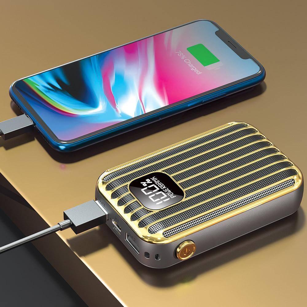 10000mAh Danny Magix Power Bank | QUALCOMM Quick Charge 3.0 | Fast & Efficient Charging