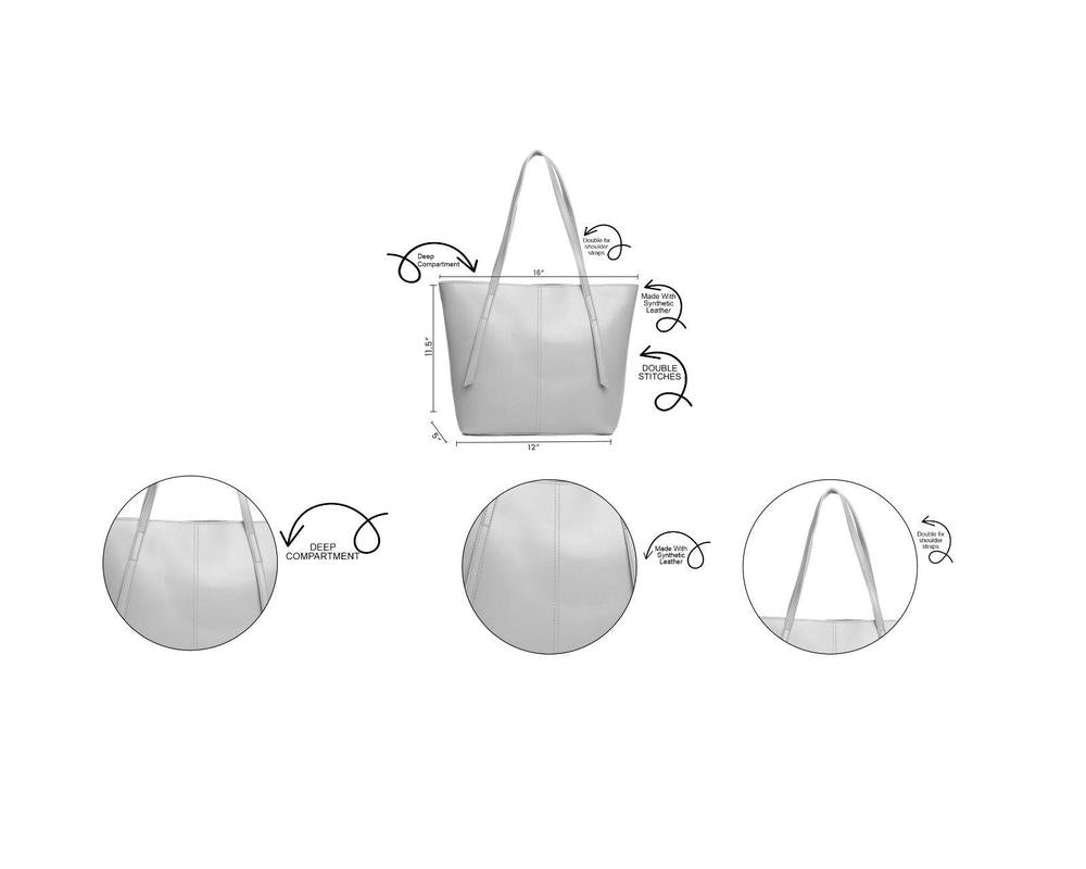 BagX - Nova PU Leather Casual Shoulder Bag, - MZ-201