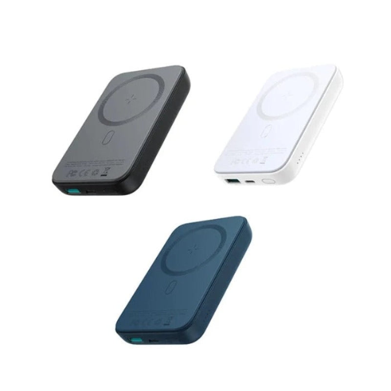 Joyroom JR-W020 10,000mAh Magnetic Wireless Power Bank (Black) – MagSafe Compatible, Seamless Charging Experience