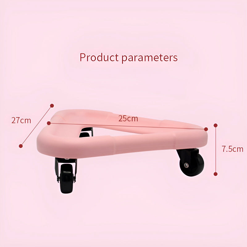 Three-Wheel Ab Roller – Premium Core Workout Equipment for Home Fitness