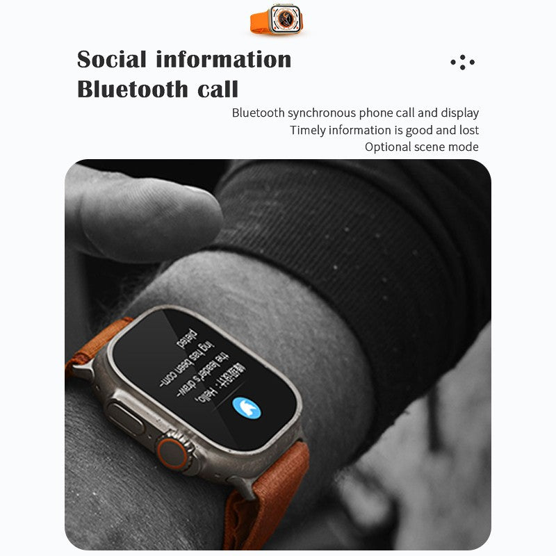 KD99 Series 8 Ultra Smart Watch – 1.99” HD Display, Fitness & Health Tracker, Bluetooth Calling, Sleek Premium Design