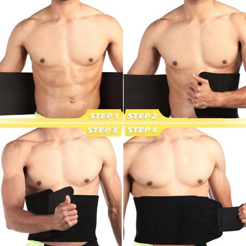 Unisex Sweat Belt Waist Trimmer – Shapewear Corset for Walking, Jogging & Body Control