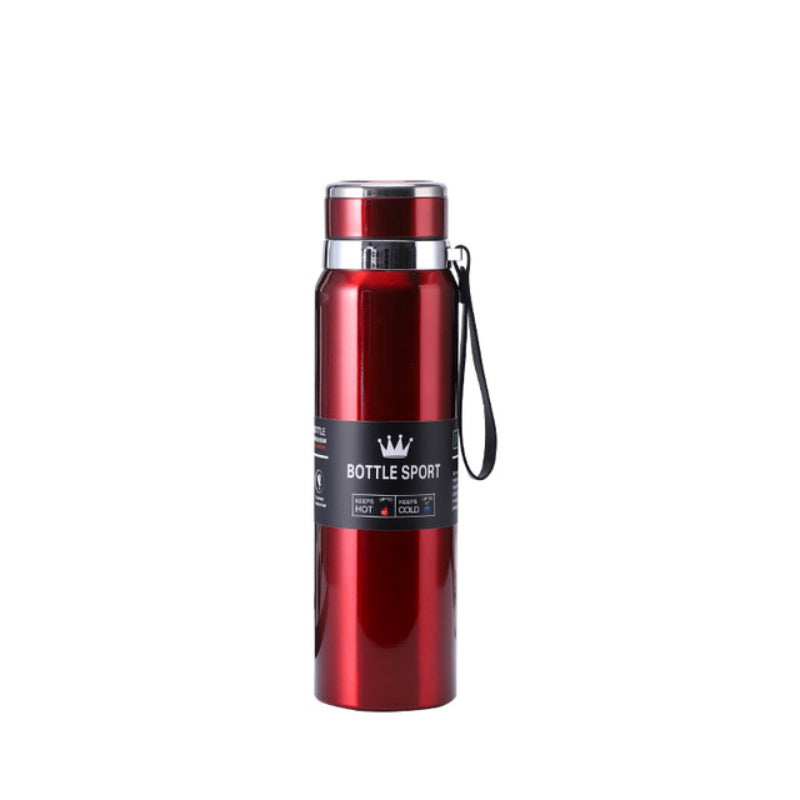 1000ml Large Capacity Stainless Steel Vacuum Flask – Hot & Cold Water Bottle