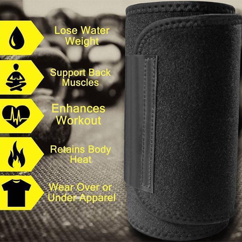 Unisex Sweat Belt Waist Trimmer – Shapewear Corset for Walking, Jogging & Body Control