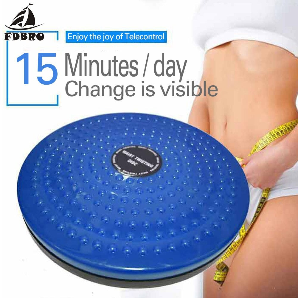 Twister Plate Exercise Gear – Plastic Waist Twist Disc for Core & Waist Toning