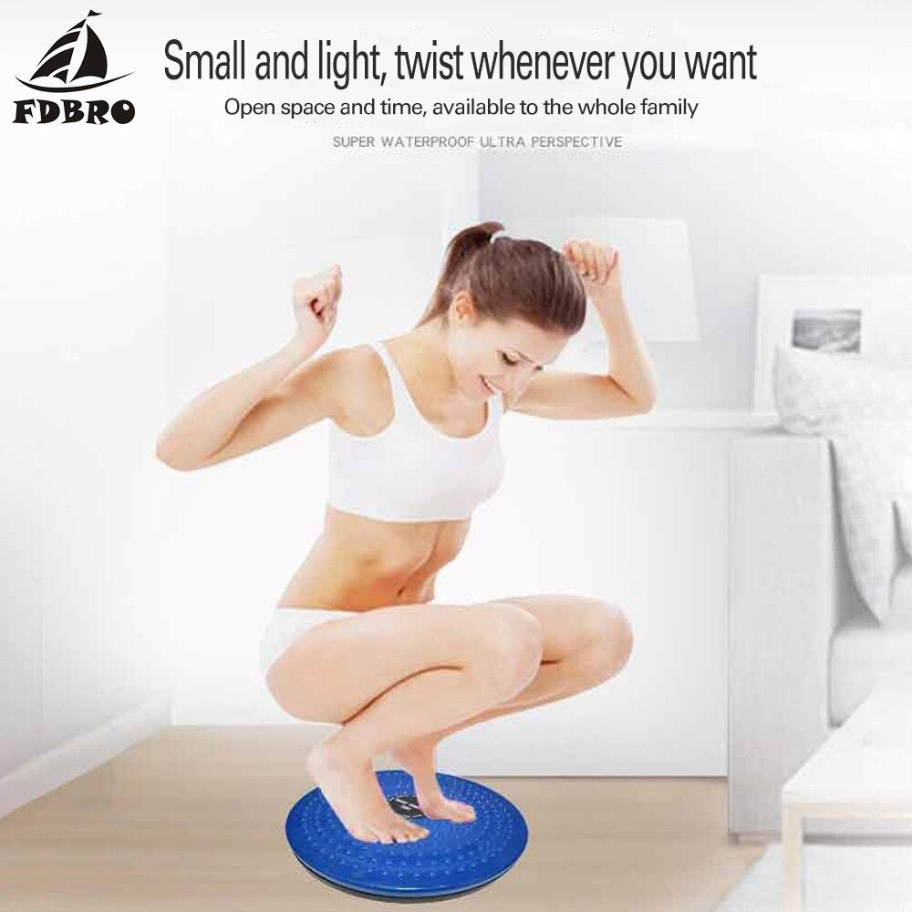 Twister Plate Exercise Gear – Plastic Waist Twist Disc for Core & Waist Toning