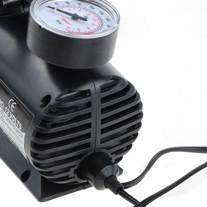 Mini 12V 300PSI Portable Electric Car Air Pump & Tire Compressor