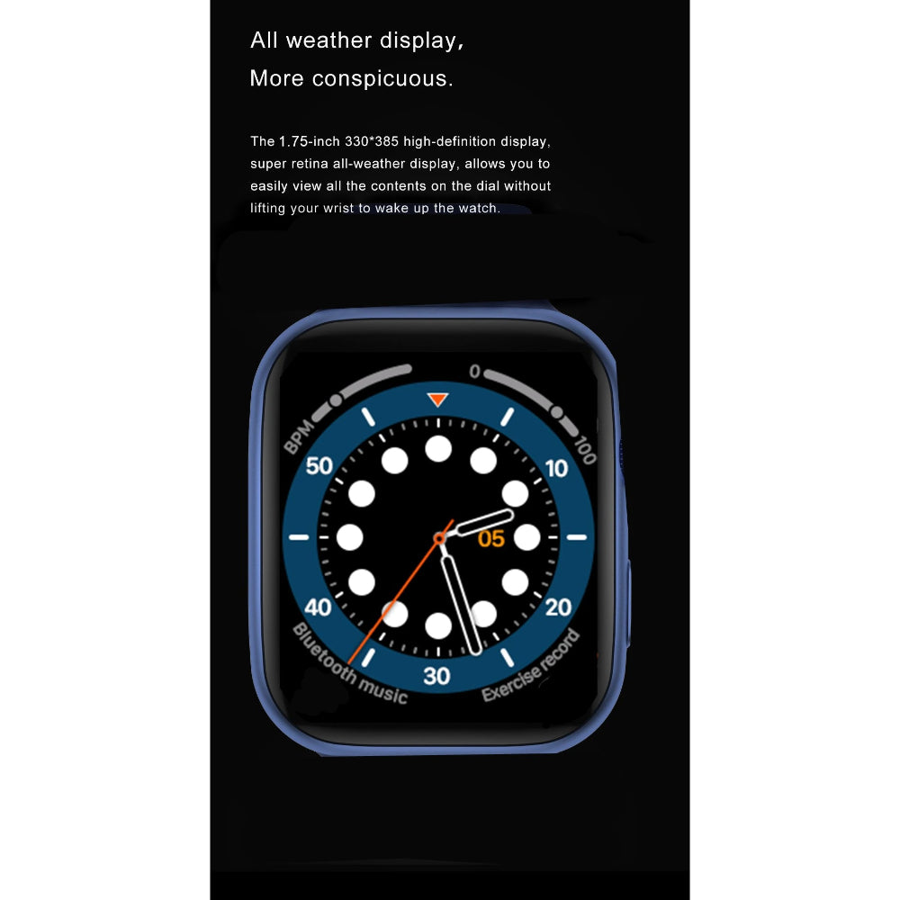 FK99 Series 6 Smartwatch – 44mm Full Touch Bluetooth Calling Watch with Heart Rate & BP Monitor + Wireless Charging Dock