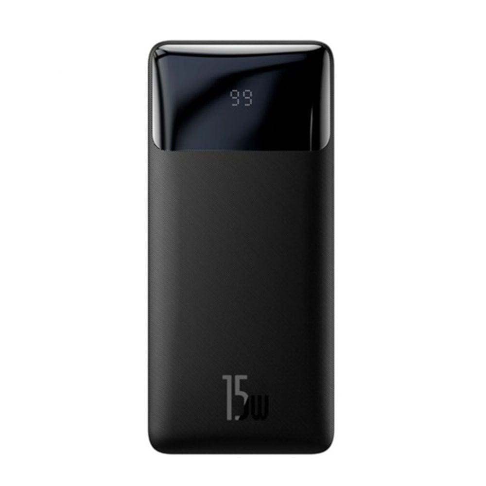 Baseus Bipow 10,000mAh Quick Charging 15W Power Bank with Digital Display – Portable, High-Speed Charging for Multiple Devices