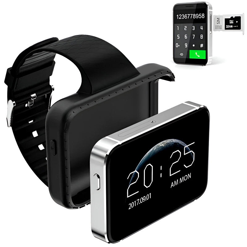 i5S Smart Mobile Watch – 2.2" HD Display | SIM & TF Card Support | Stylish Multi-Functional Smartwatch with Silicone Strap