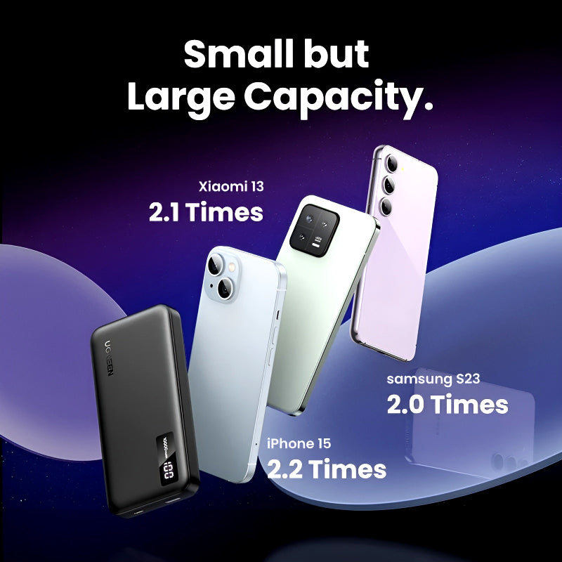 UGREEN PB311 10000mAh 20W Portable Power Bank – Two-Way Fast Charging & Advanced Safety