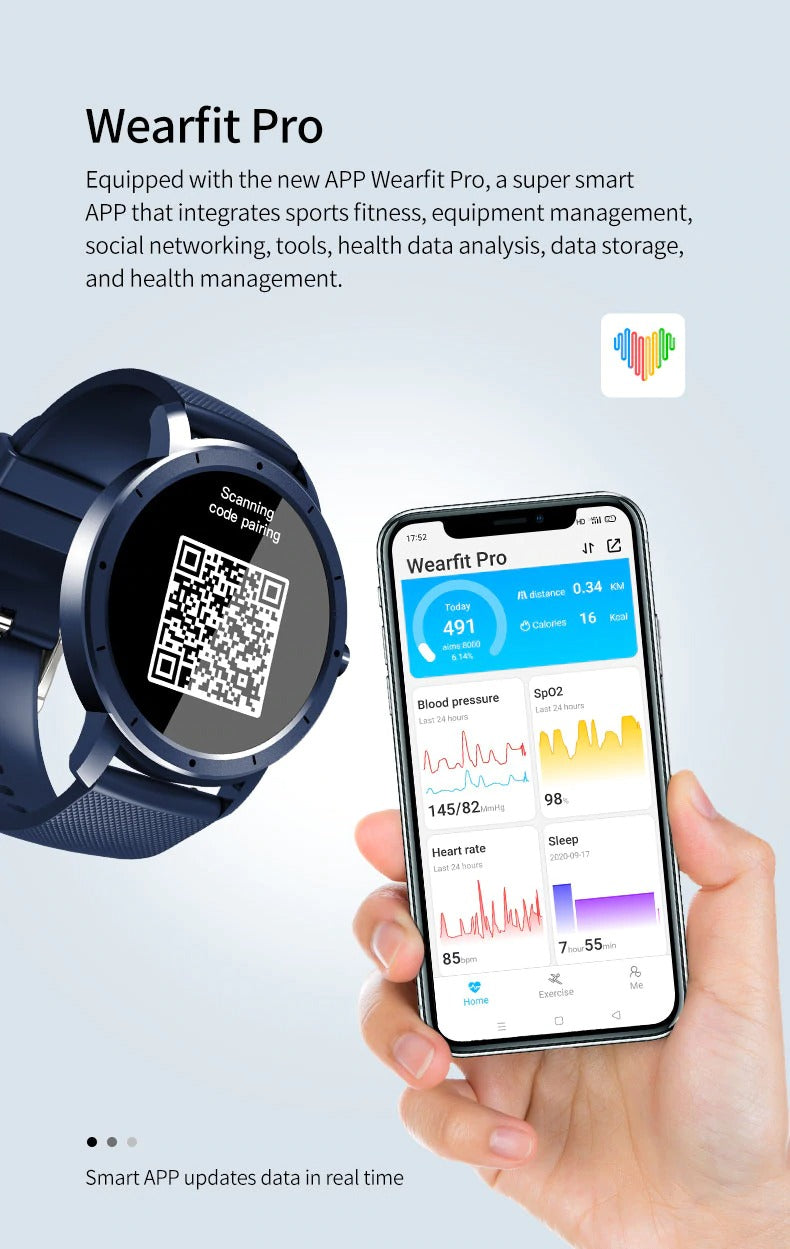 HW21 Smart Fitness Watch – IP68 Waterproof Bluetooth Smartwatch with Heart Rate Monitor for Men & Women