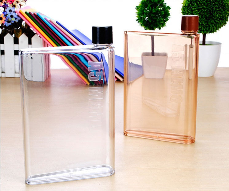 Portable A5 MEMO Notebook Water Bottle – Unbreakable & Shatterproof