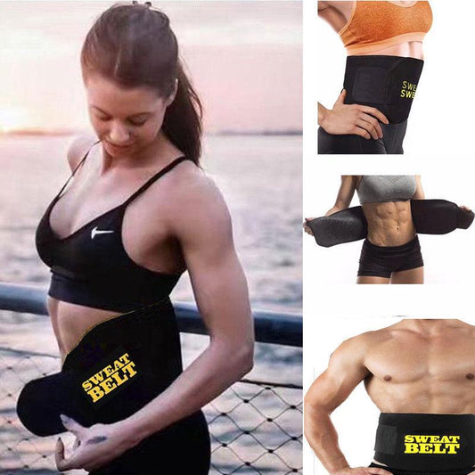 Unisex Sweat Belt Waist Trimmer – Shapewear Corset for Walking, Jogging & Body Control