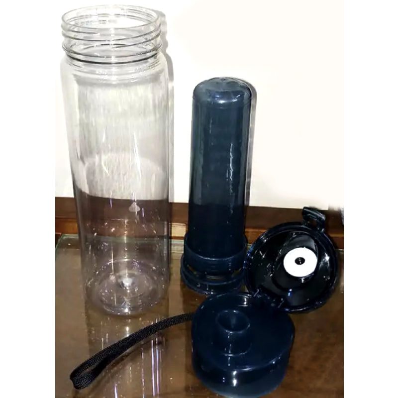 Leak-Proof 800ml Water Bottle with Integrated Ice Tube – Fresh & Cold Hydration