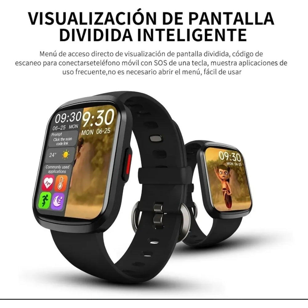 HW13 Series 6 Smartwatch (2021 Submersible Version) – Full Touchscreen Multimedia Fitness Watch for Men & Women