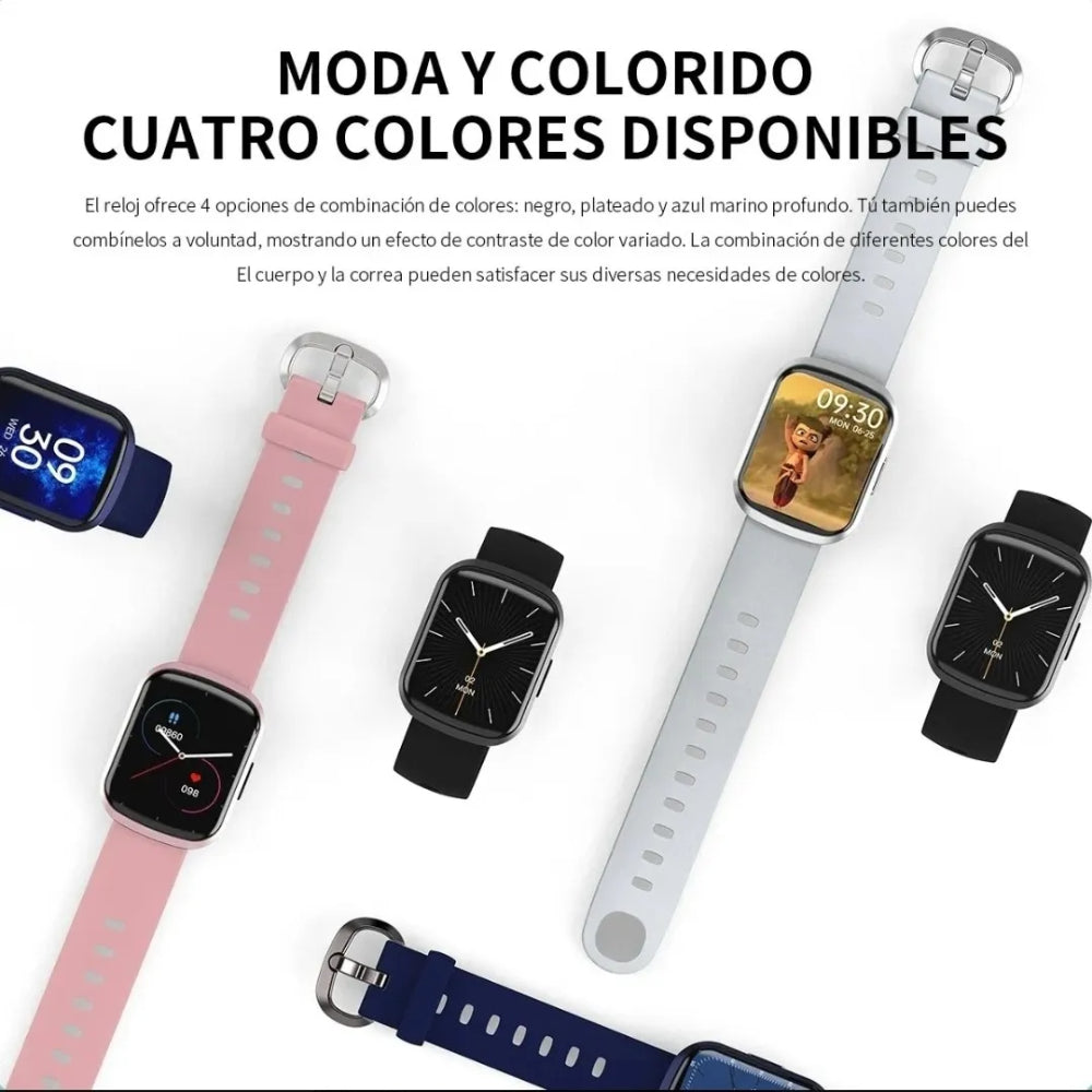 HW13 Series 6 Smartwatch (2021 Submersible Version) – Full Touchscreen Multimedia Fitness Watch for Men & Women