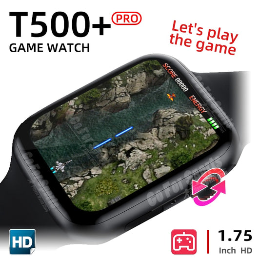 T500+ Pro Series 6 Smart Watch – Full Touch Bluetooth Fitness Watch with Heart Rate & Activity Tracking