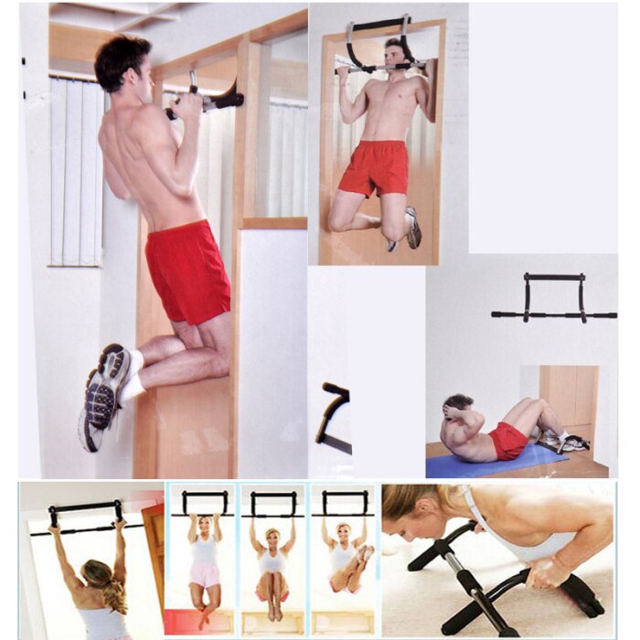 Newly Iron Portable Pull-Up & Sit-Up Door Bar for Upper Body Workout
