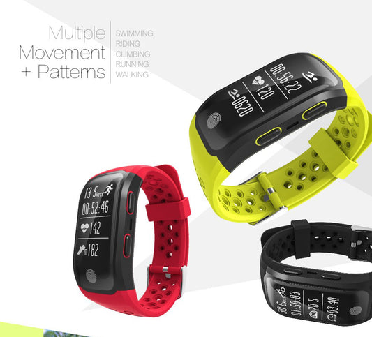 S908 GPS Smart Band – IP68 Waterproof Fitness Tracker | Heart Rate Monitor | Call & Message Alerts