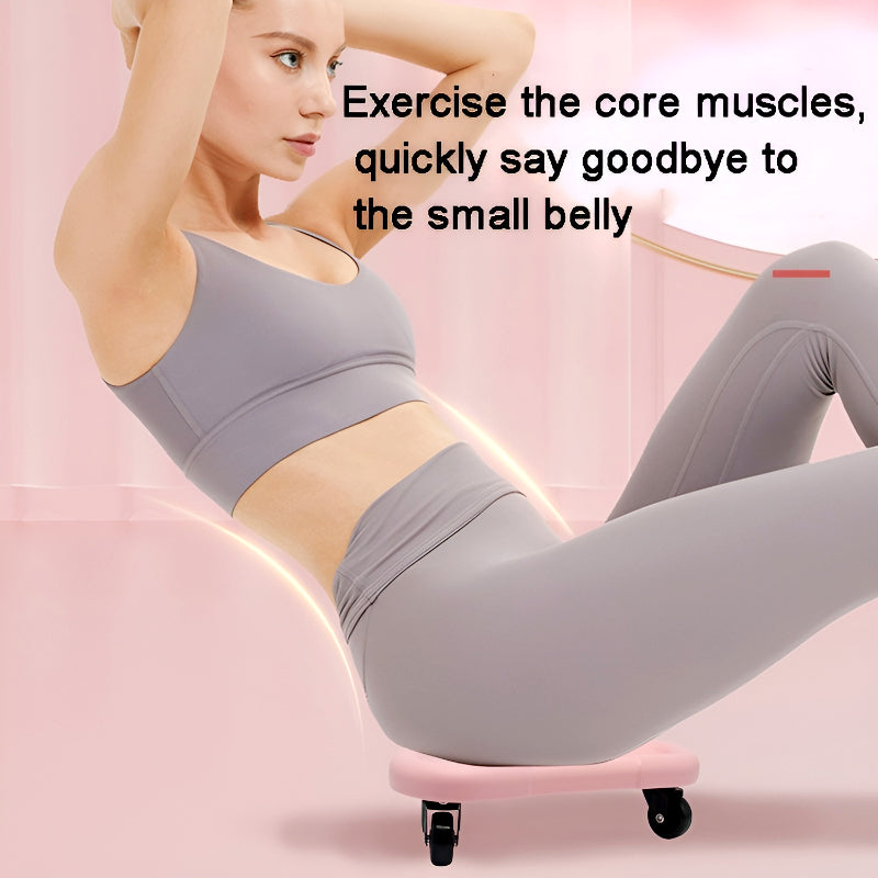Three-Wheel Ab Roller – Premium Core Workout Equipment for Home Fitness