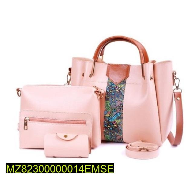 Women’s PU Leather Handbag – Pack of 4