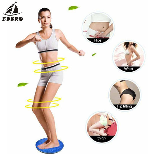 Twister Plate Exercise Gear – Plastic Waist Twist Disc for Core & Waist Toning