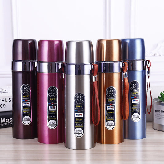 500ml Stainless Steel Vacuum Flask – Hot &amp; Cold Water Bottle