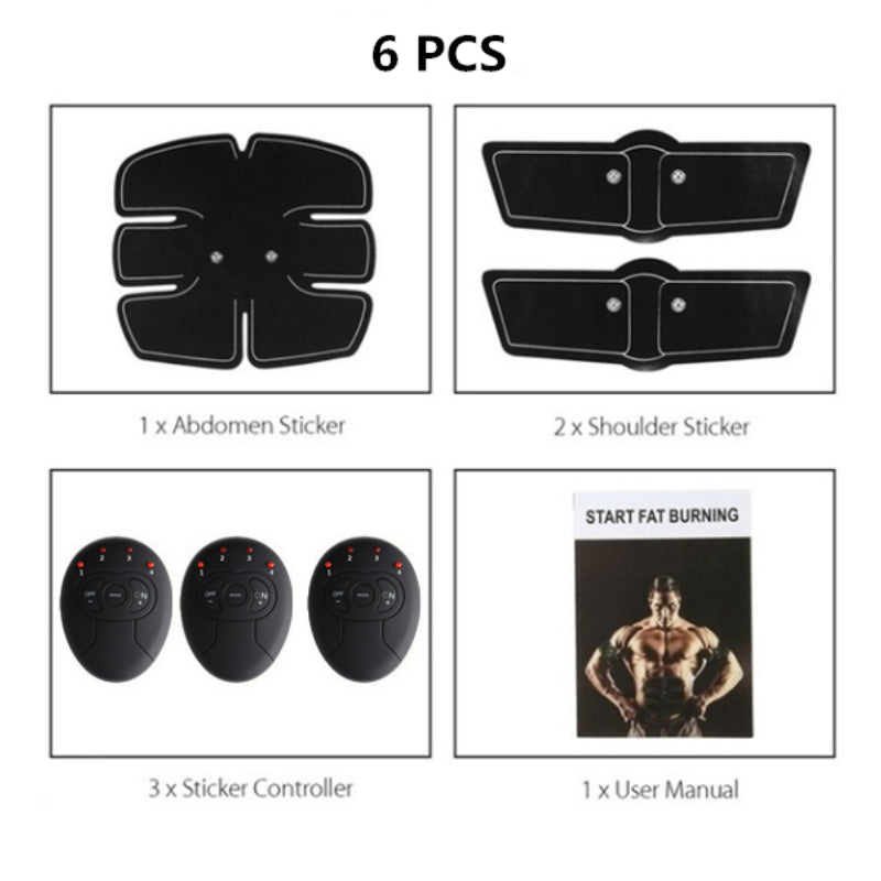 EMS Multi-Purpose Fitness Abdominal Muscle Trainer | Home Electric Belly Exercise Machine