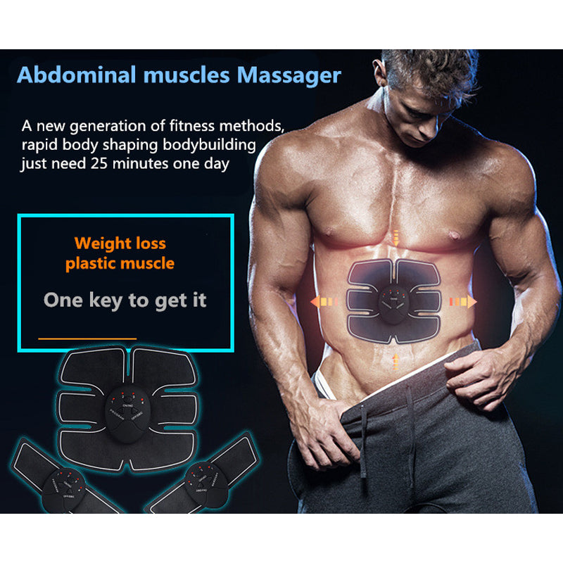 EMS Multi-Purpose Fitness Abdominal Muscle Trainer | Home Electric Belly Exercise Machine