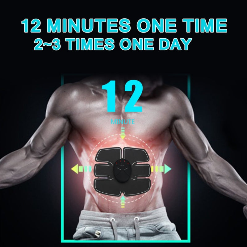 EMS Multi-Purpose Fitness Abdominal Muscle Trainer | Home Electric Belly Exercise Machine