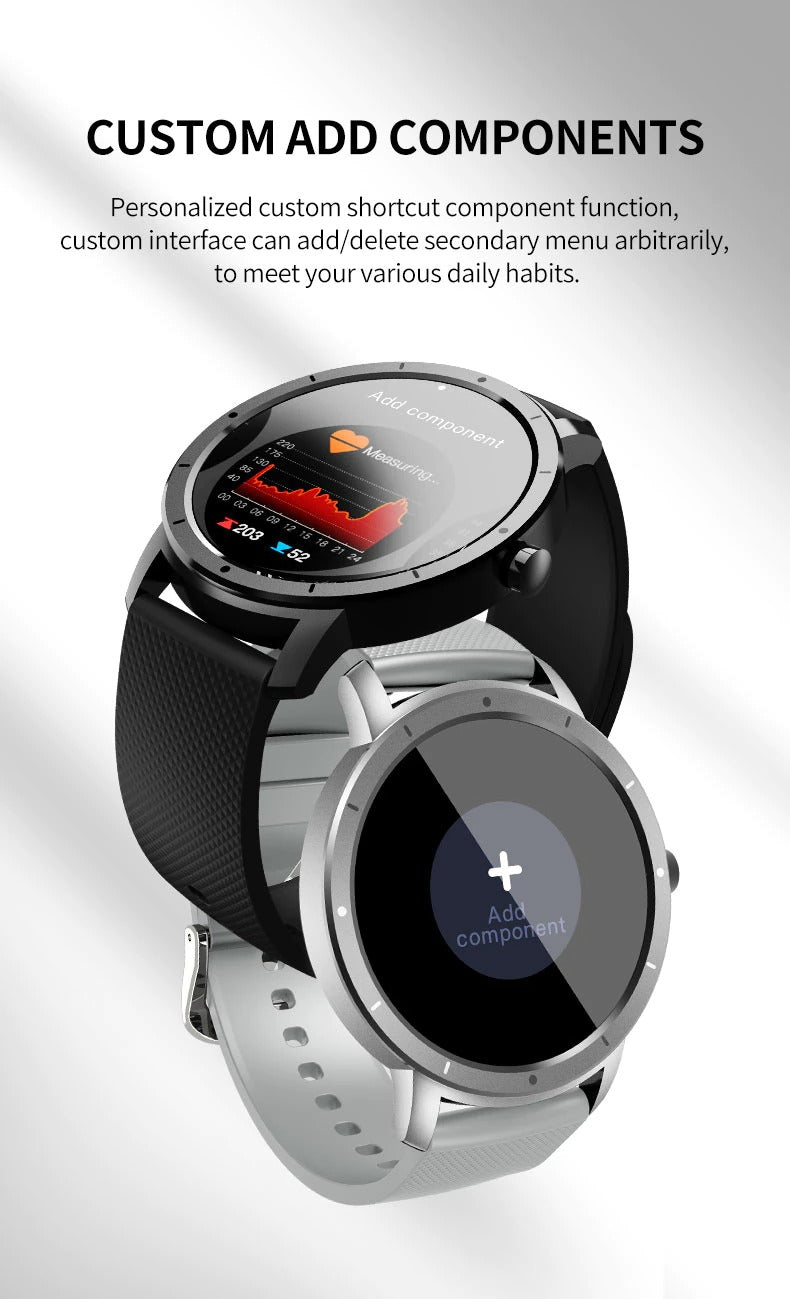 HW21 Smart Fitness Watch – IP68 Waterproof Bluetooth Smartwatch with Heart Rate Monitor for Men & Women