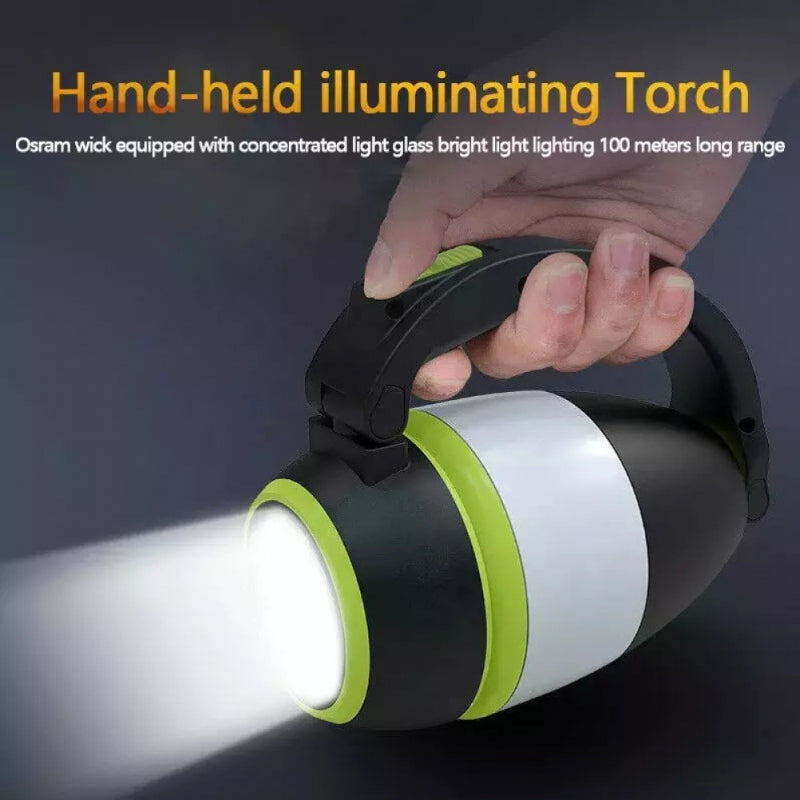 Multi-Functional Portable Rechargeable Camping Lantern – Flashlight & Power Bank