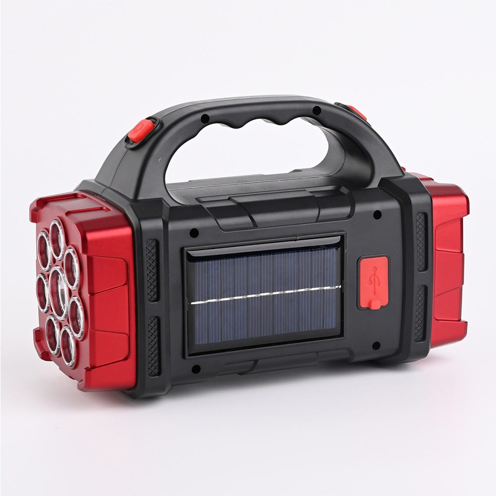 Multifunctional Portable 38W Solar Emergency Lamp with Power Bank